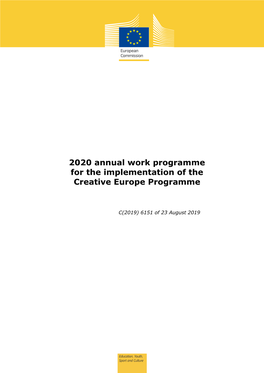 Work Programme 2020 and the Work Programme 2021