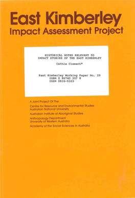 East Kimberley Impact Assessment Project