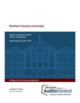 Northern Arizona University June 30, 2019 Report on Internal Control