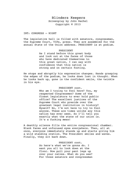 Blinders Keepers Screenplay FINAL