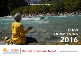 Char Dham Yatra 2016