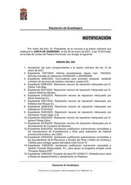 Notificación