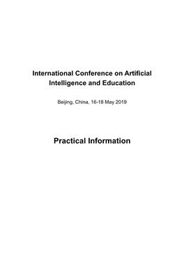 International Conference on Artificial Intelligence and Education