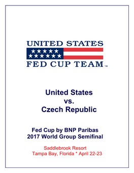 United States Vs. Czech Republic