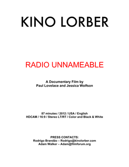 Radio Unnameable