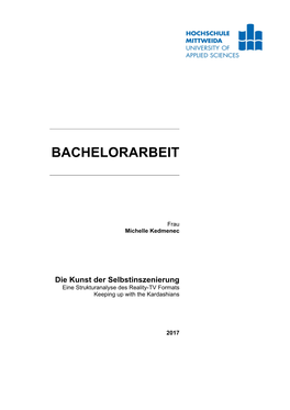 Bachelorarbeit