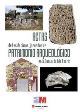 De Las Décimas Jornadas De PATRIMONIO ARQUEOLÓGICO En La Comunidad De Madrid Actas De Las Décimas Jornadas De Patrimonio Arqueológico En La Comunidad De Madrid