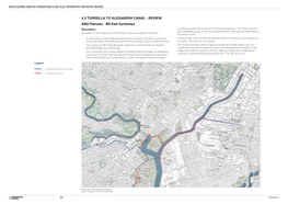 4.2 TURRELLA to ALEXANDRA CANAL - REVIEW 2002 February - M5 East Cycleways Description Would Be Constructed As Part of the Future Development