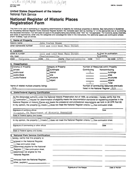 National Register of Historic Places Registration Form