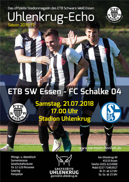 Uhlenkrug-Echo Saison 2018/19