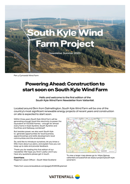 South Kyle Wind Farm Project
