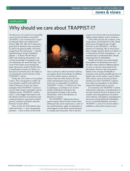 Why Should We Care About TRAPPIST-1?