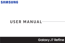 Samsung Galaxy J7 Refine J737P User Manual