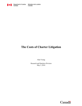 The Costs of Charter Litigation
