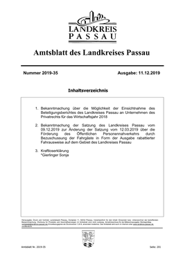 Amtsblatt Nr. 2019-35 Seite: 201