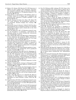 CHAPTER 41 Target Genes: Bone Proteins 719