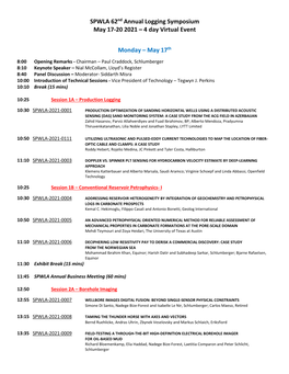 SYMPOSIUM TECHNICAL PROGRAM AGENDA.Pdf