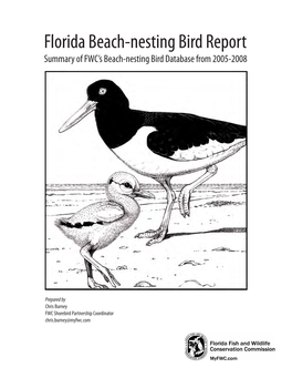 Florida Beach-Nesting Bird Report, 2005-2008