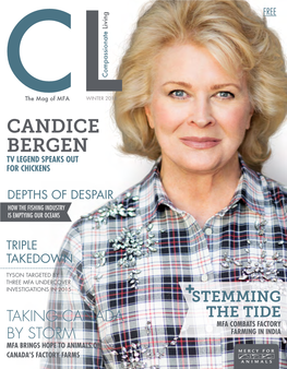 Candice Bergen Tv Legend Speaks out for Chickens