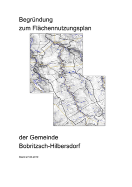 Begründung Zum Flächennutzungsplan Der