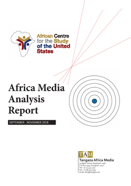 Wits ACSUS Media Analysis Sept-Nov 2018.Indd