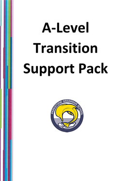 Sixth Form Transition Support Pack