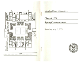 2001 Commencement Program