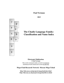 •Chadic Classification Master