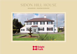 Sidon Hill House BRANDON WARWICKSHIRE Sidon Hill House BRANDON WARWICKSHIRE