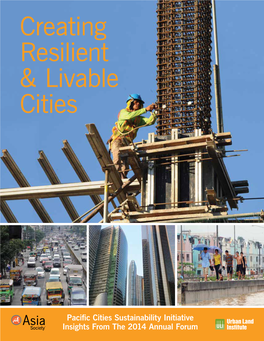 Creating Resilient & Livable Cities