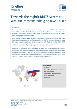 BRICS Summit What Future for the 'Emerging Power' Bloc?