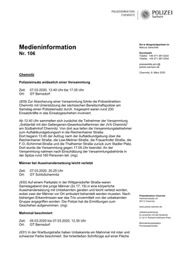 Medieninformation [Download *.Pdf, 143.47