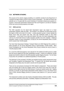 Mt Lindesay/Beaudesert Strategic Transport Network Investigation Draft Report for Consultation, 2009 138