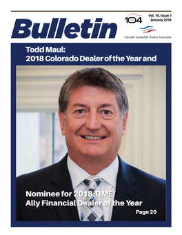 Nominee for 2018 TIME/ Ally Financial Dealer of the Year Todd Maul