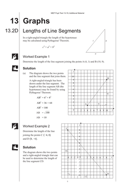 13 Graphs 13.2D Lengths of Line Segments
