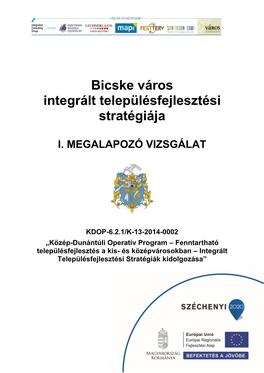 Bicske Város Integrált Településfejlesztési Stratégiája