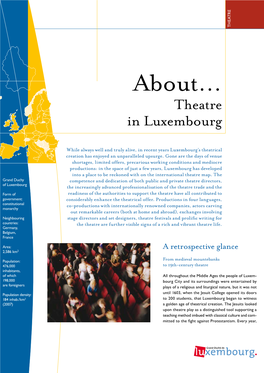 About… Theatre in Luxembourg