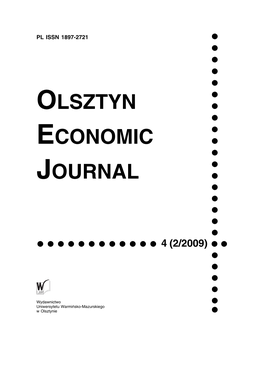 OLSZTYN ECONOMIC JOURNAL Abbrev.: Olszt