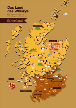 Das Land Des Whiskys Eine Einführung in Die Fünf Whisky-Regionen Schottlands Schottland