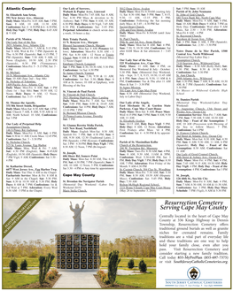 Summer Mass Schedule 2019 Layout 1 5/16/2019 4:18 PM Page 1