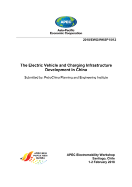 The Electric Vehicle and Charging Infrastructure Development in China