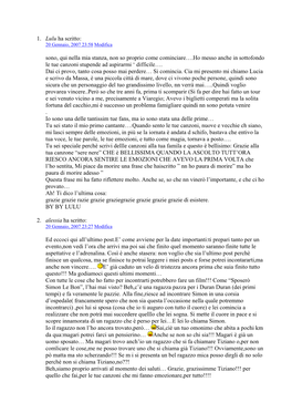 1. Lulu Ha Scritto: Sono, Qui Nella Mia Stanza, Non So Proprio Come