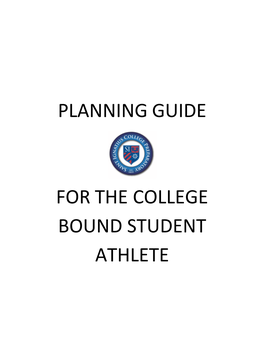 Planning Guide for the College-Bound Student-Athlete