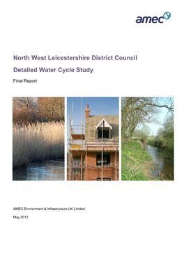 North West Leicestershire District Council Detailed Water Cycle Study