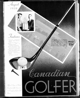 Canadian Golfer, August, 1938