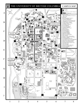 University of British Columbia Campus Map