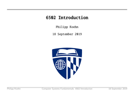 6502 Introduction