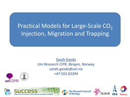 Vertically-Averaged CO2 Migration with Residual-Trapping And