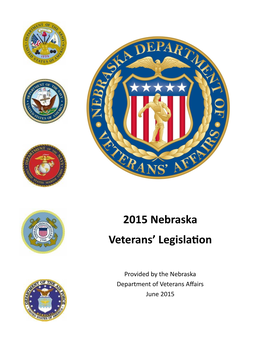 2015 Nebraska Veterans' Legislation