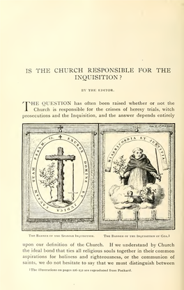 Is the Church Responsible for the Inquisition? Illustrated
